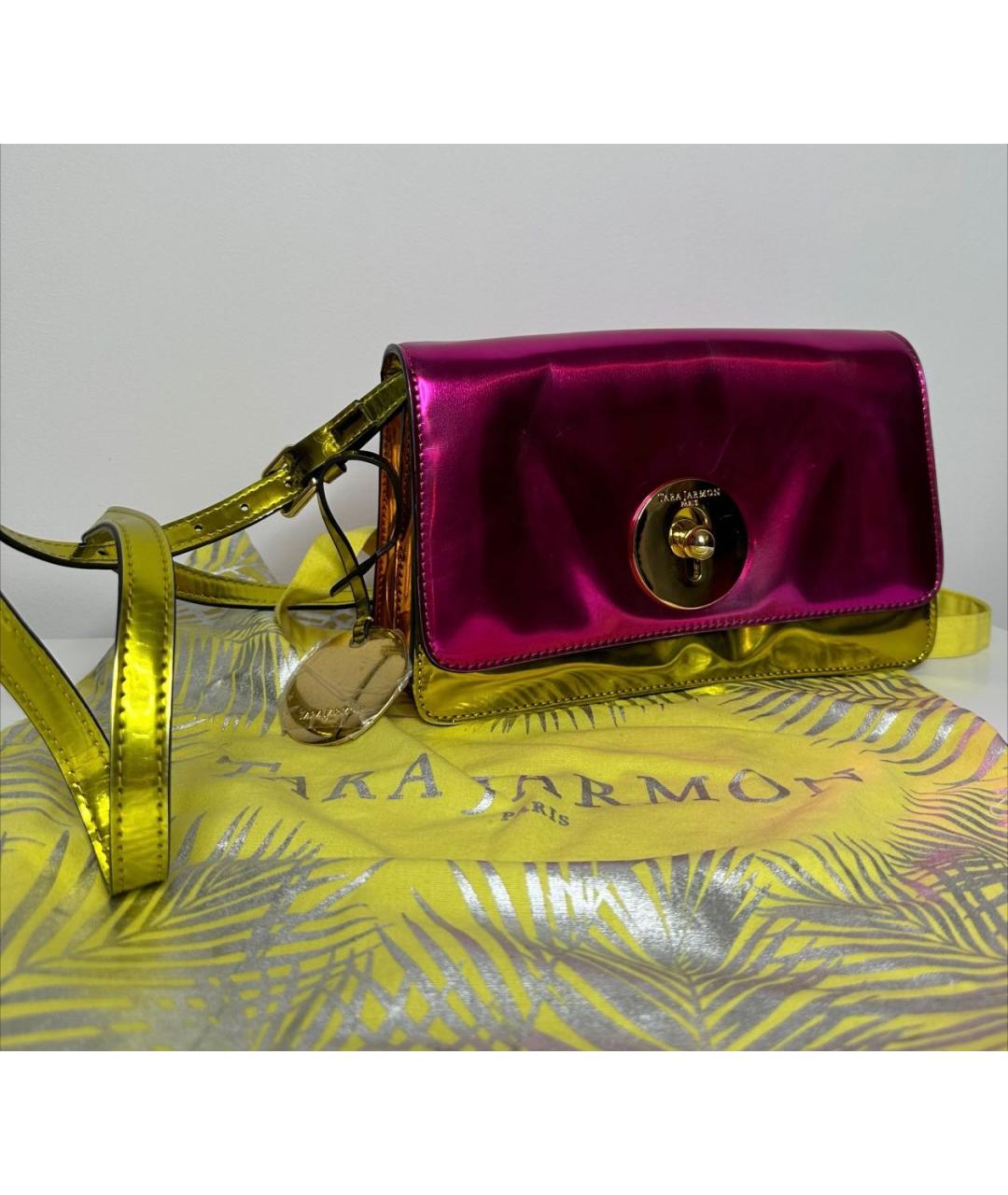 Tara Jarmon Мульти сумка через плечо из лакированной кожи, фото 3