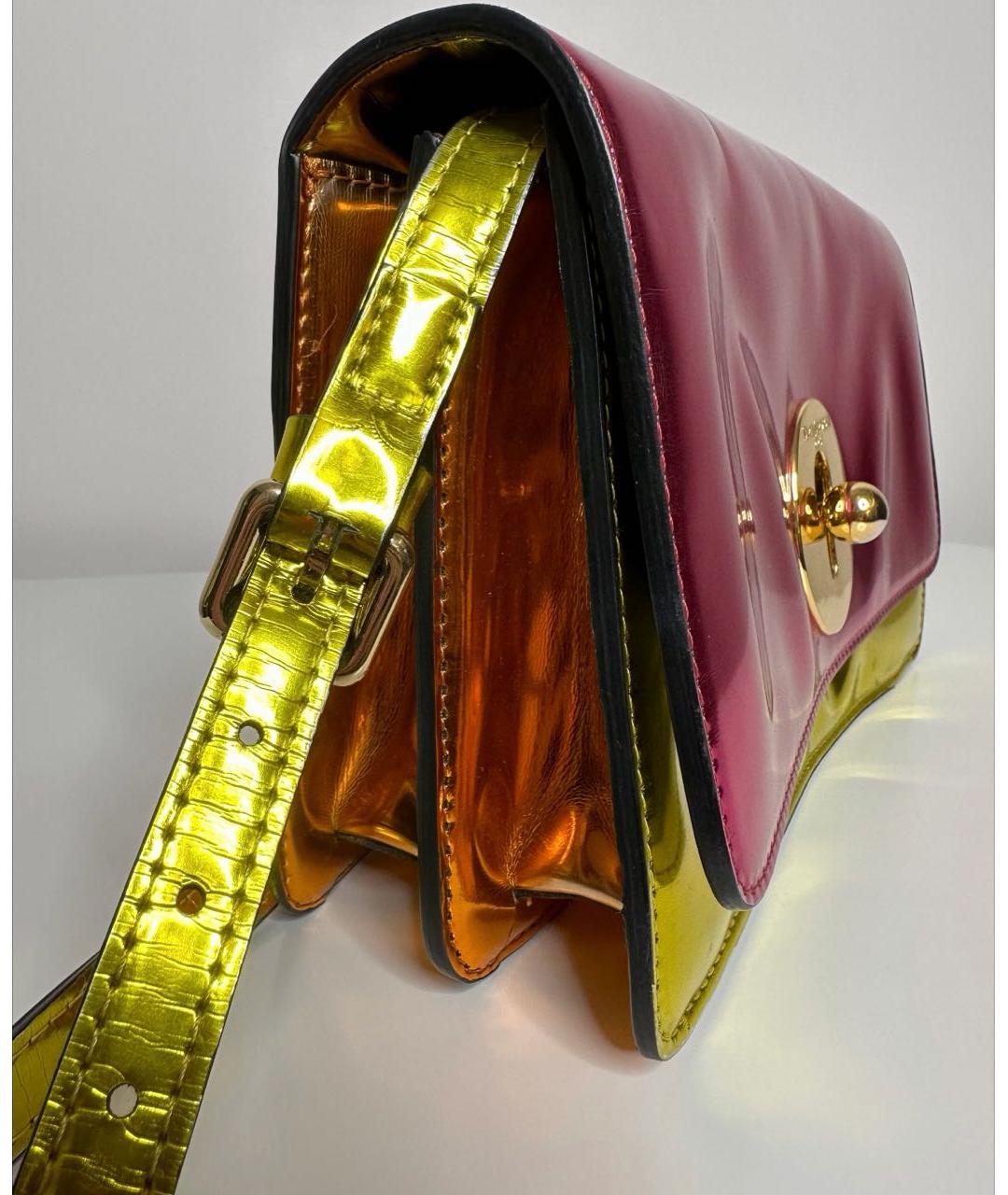 Tara Jarmon Мульти сумка через плечо из лакированной кожи, фото 7