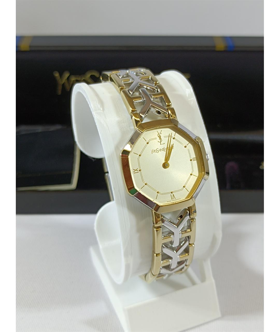 SAINT LAURENT Серебряные стальные часы, фото 10