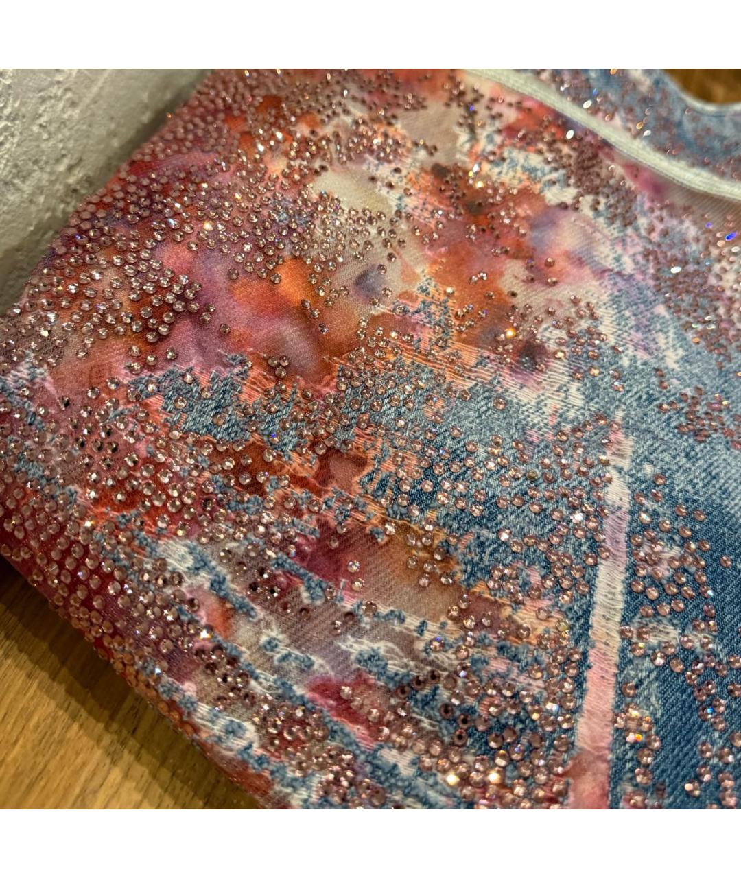 DIESEL Мульти деним коктейльное платье, фото 4