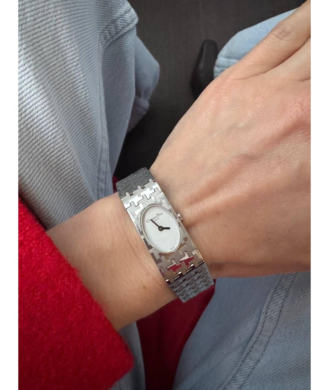 CHRISTIAN DIOR Серебряные стальные часы, фото 2
