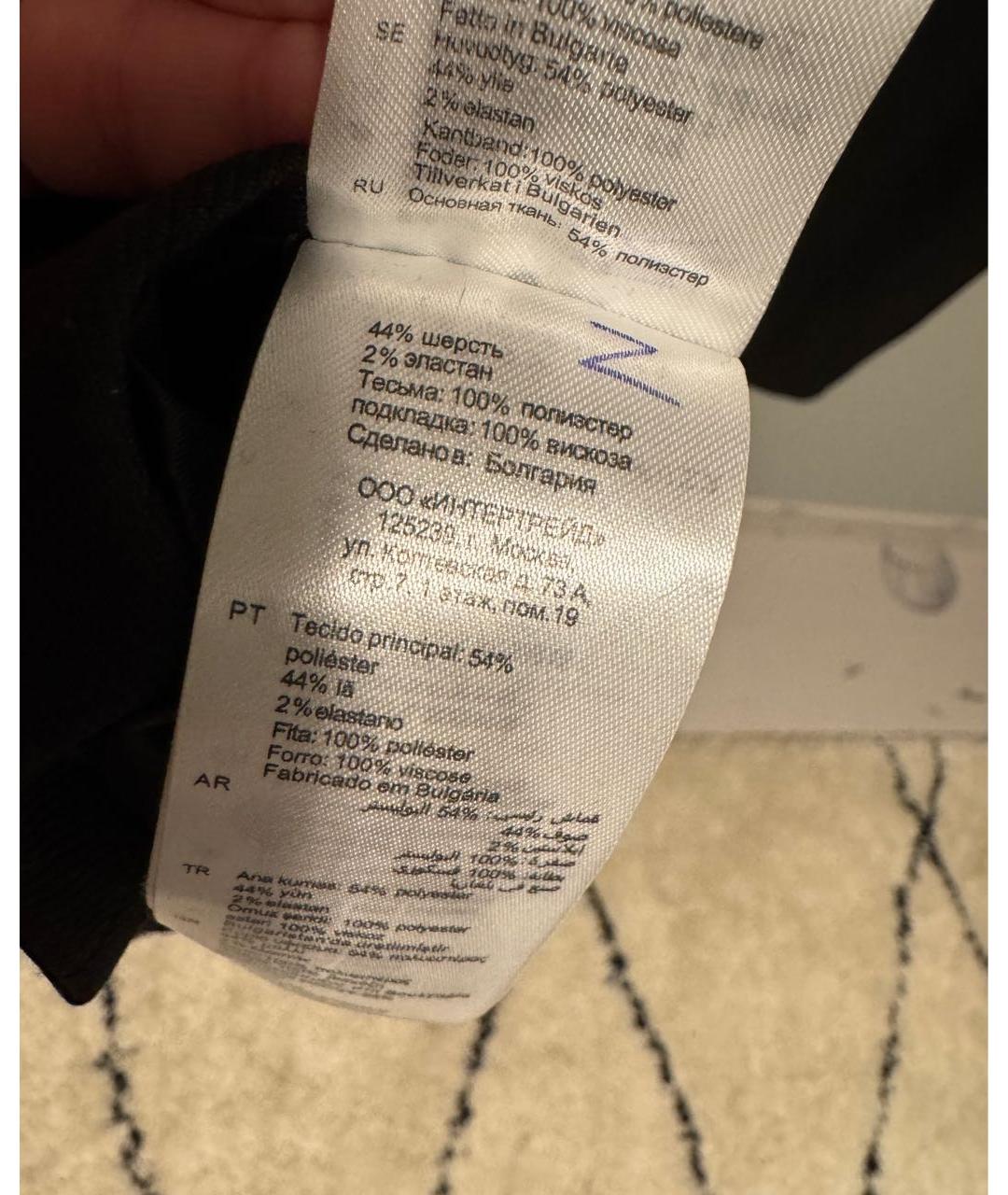 SANDRO Черный шерстяной жакет/пиджак, фото 4