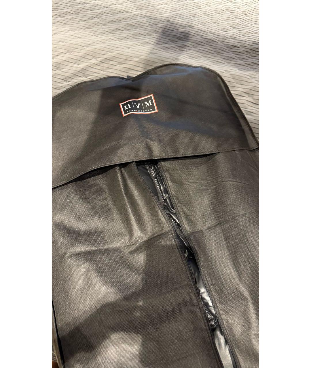 PHILIPP PLEIN Черный синтетический пуховик, фото 7