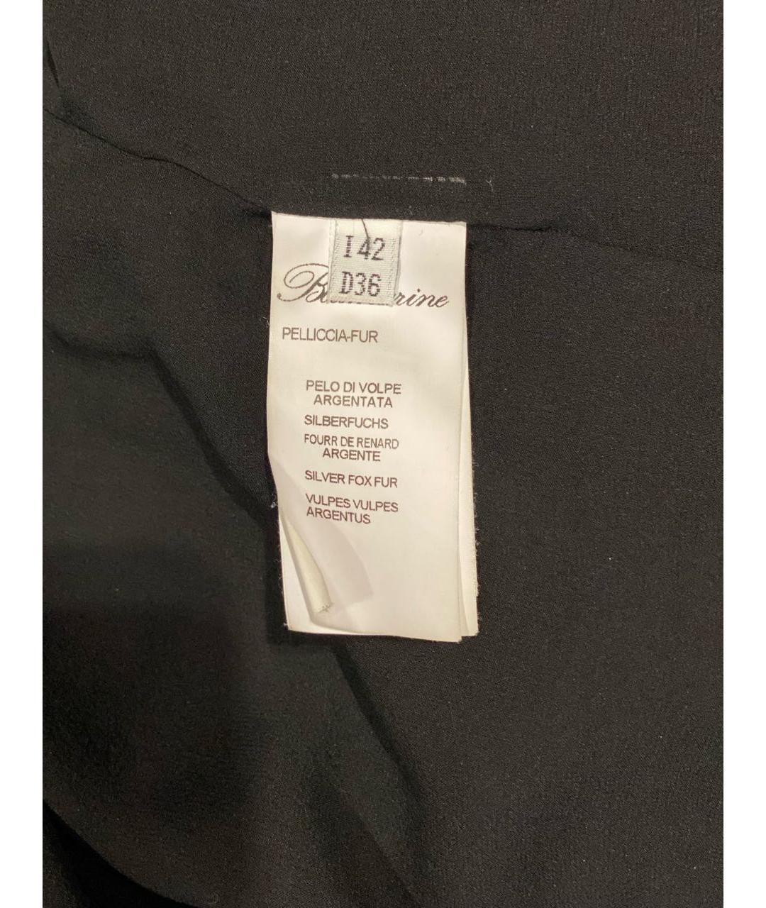 BLUMARINE Серая замшевая шуба, фото 5
