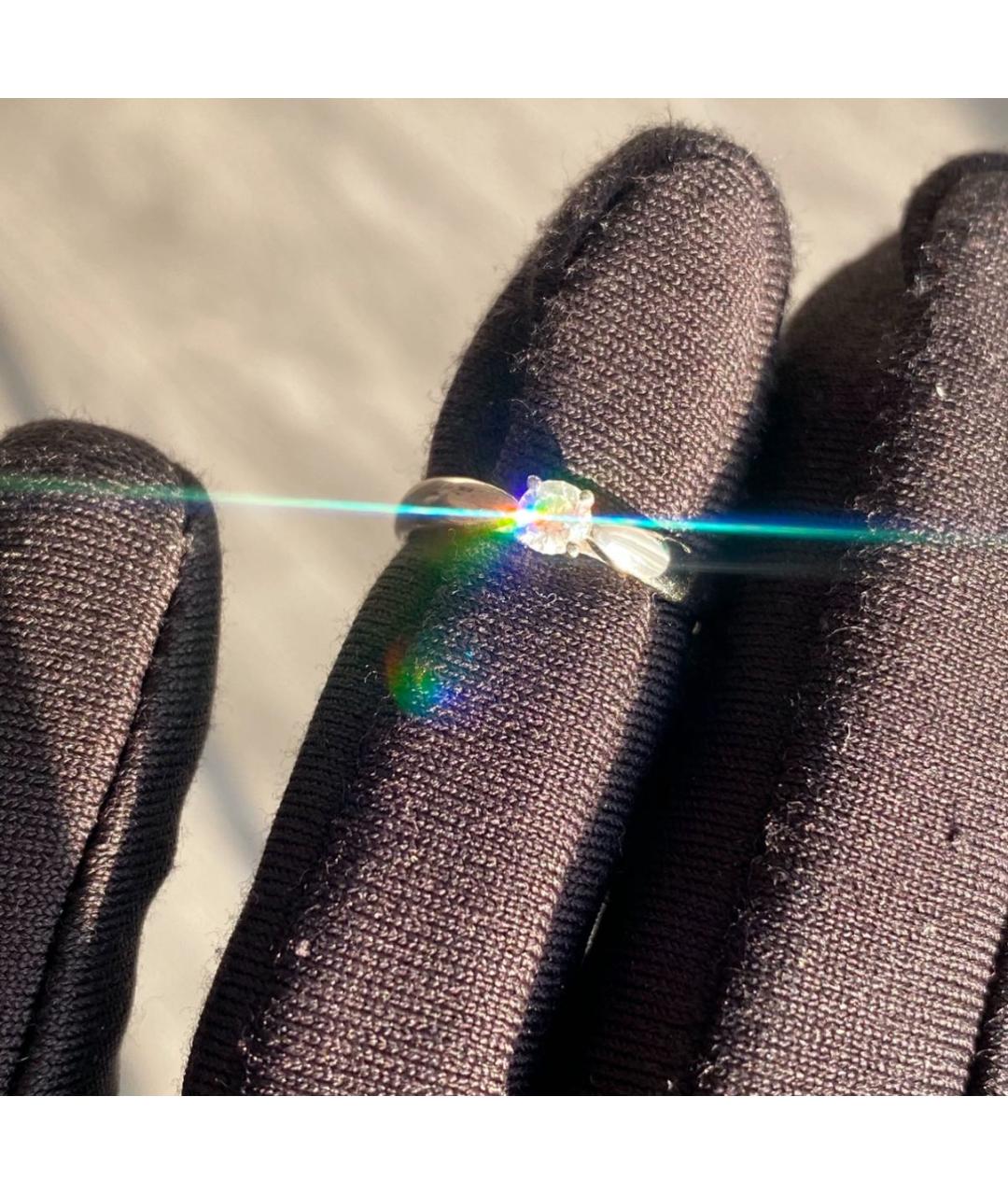 TIFFANY&CO Белое платиновое кольцо, фото 7