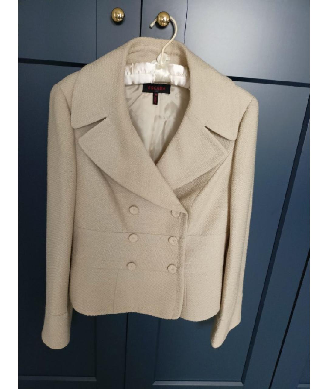 ESCADA Серое шерстяное пальто, фото 7