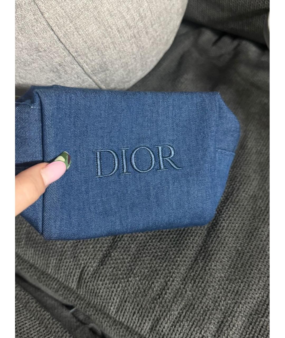 CHRISTIAN DIOR Синяя сумка с короткими ручками, фото 6