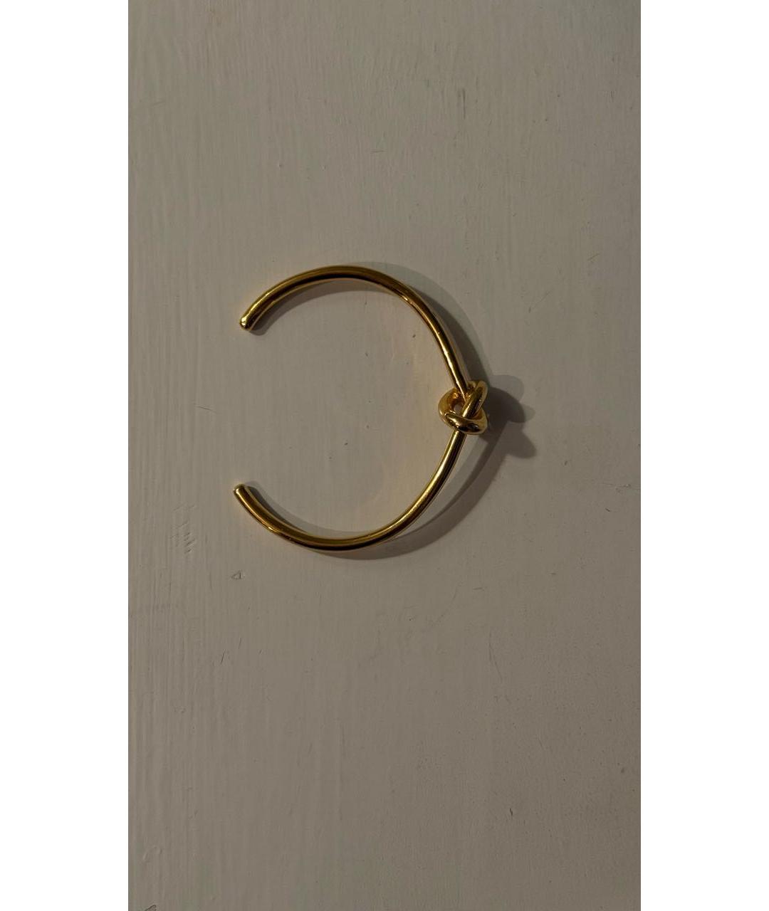 CELINE Золотой металлический браслет, фото 5