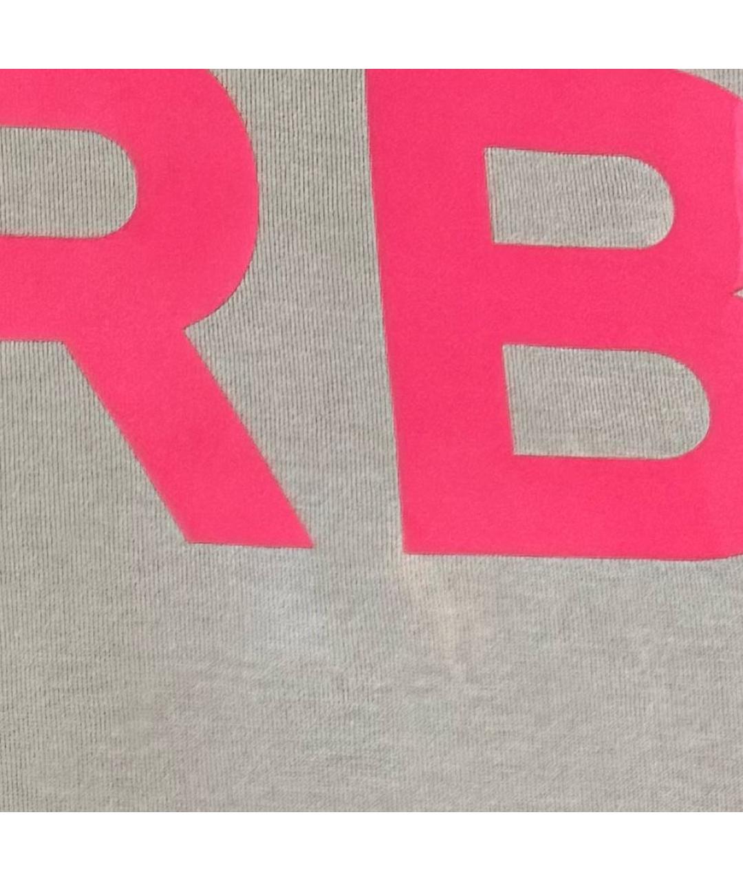 BURBERRY Хаки хлопковая футболка, фото 3