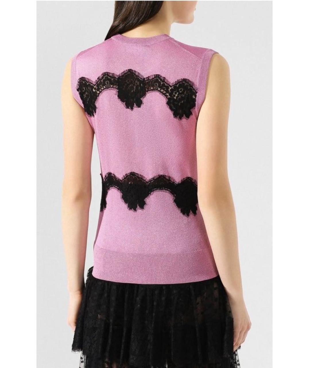 DOLCE&GABBANA Розовый джемпер / свитер, фото 5