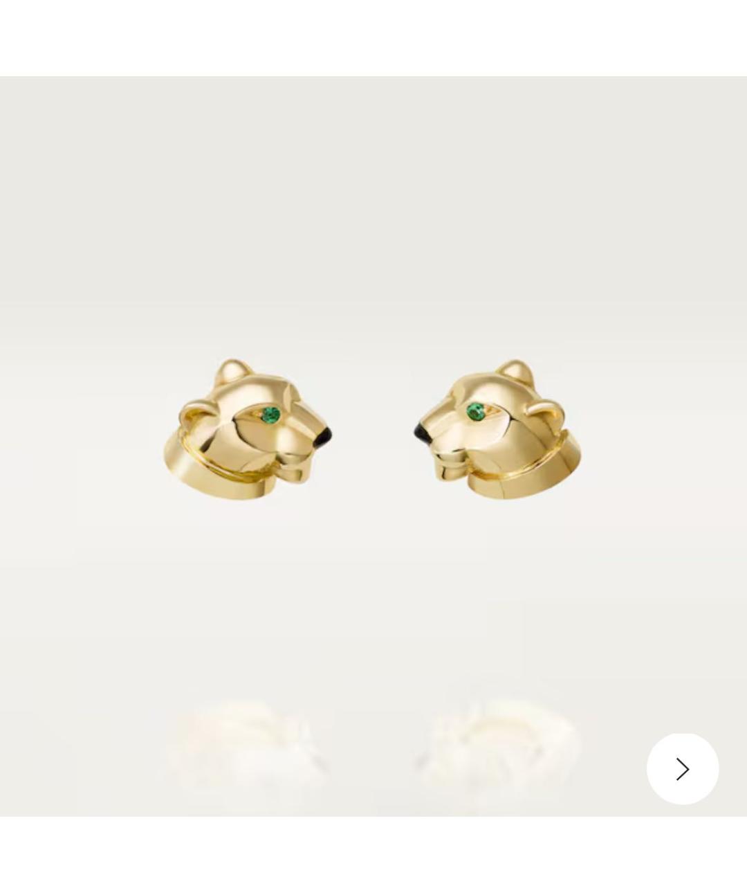 CARTIER Желтые серьги из желтого золота, фото 7