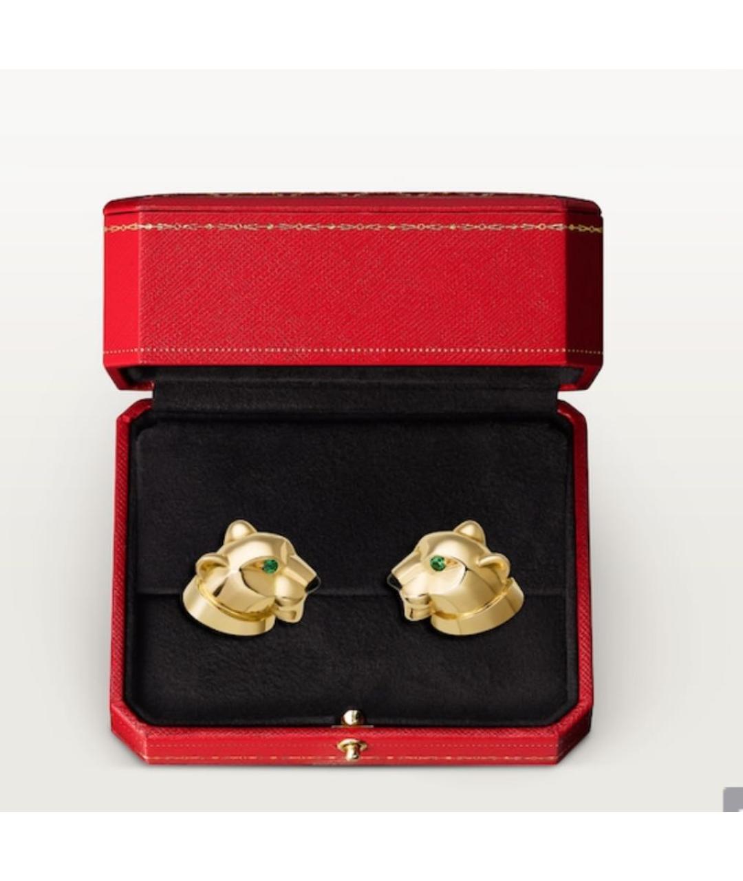 CARTIER Желтые серьги из желтого золота, фото 6