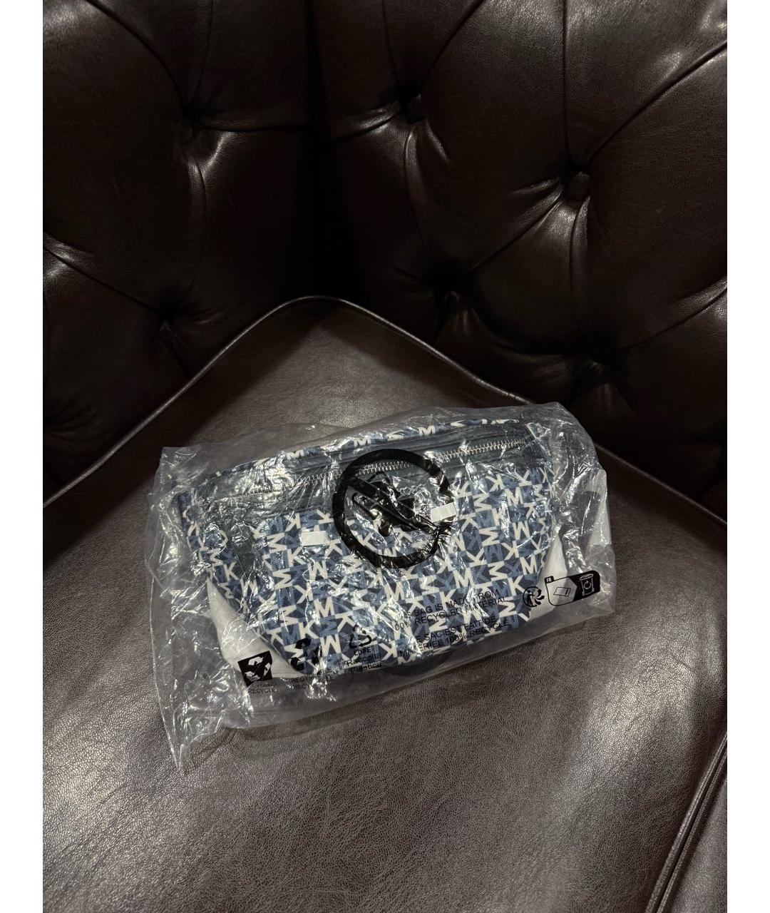 MICHAEL KORS Синяя поясная сумка, фото 7