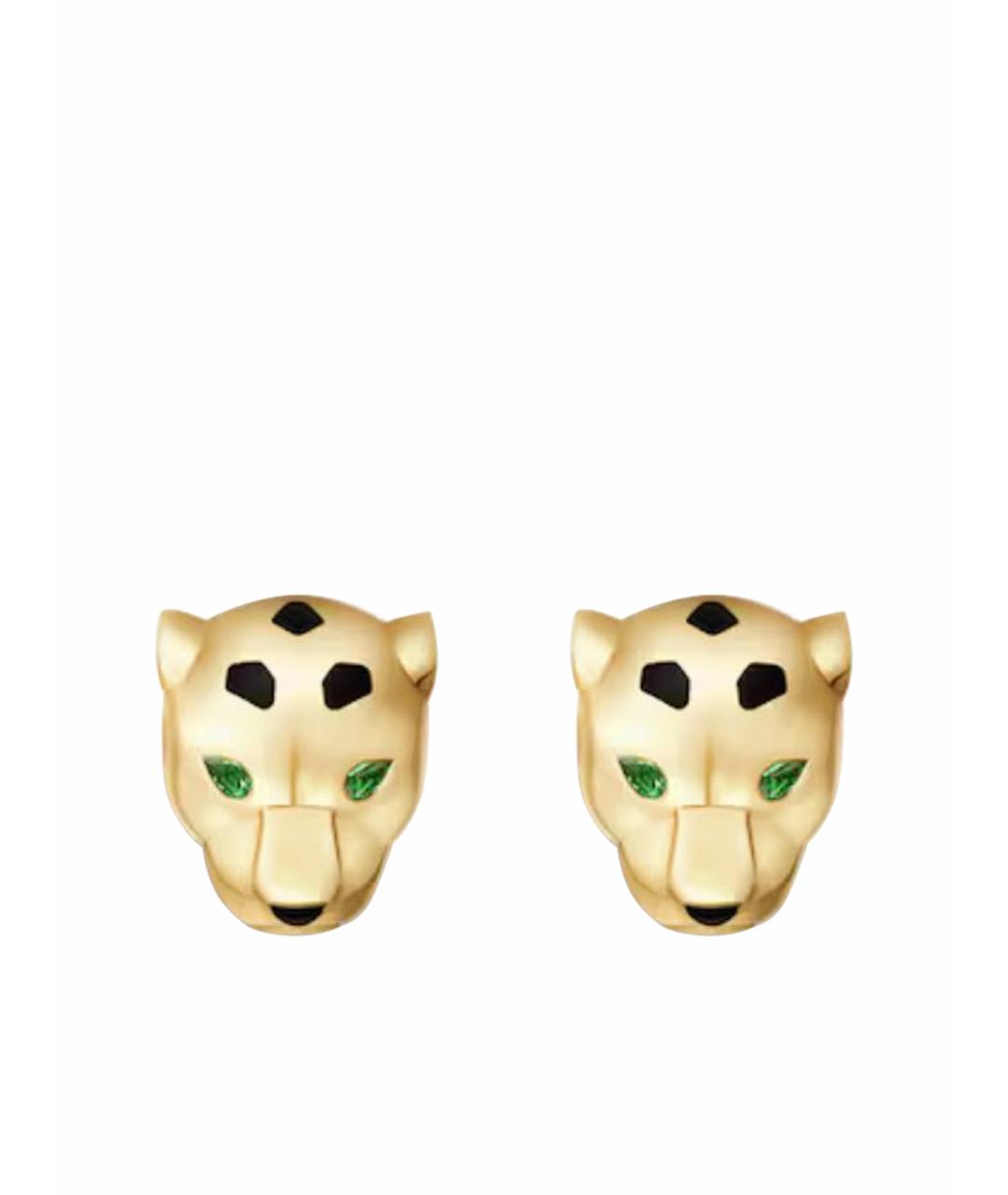 CARTIER Желтые серьги из желтого золота, фото 1