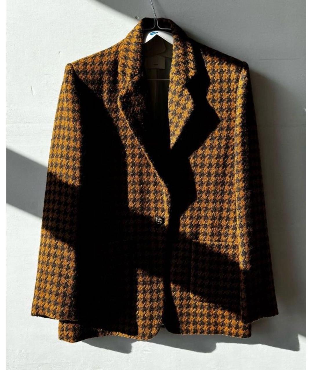 SANDRO Коричневый шерстяной костюм с юбками, фото 5