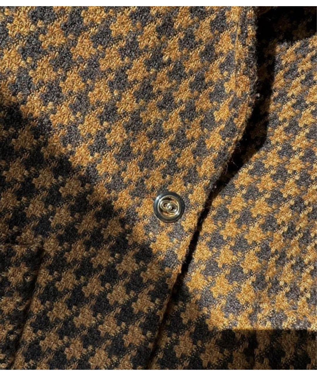 SANDRO Коричневый шерстяной костюм с юбками, фото 6