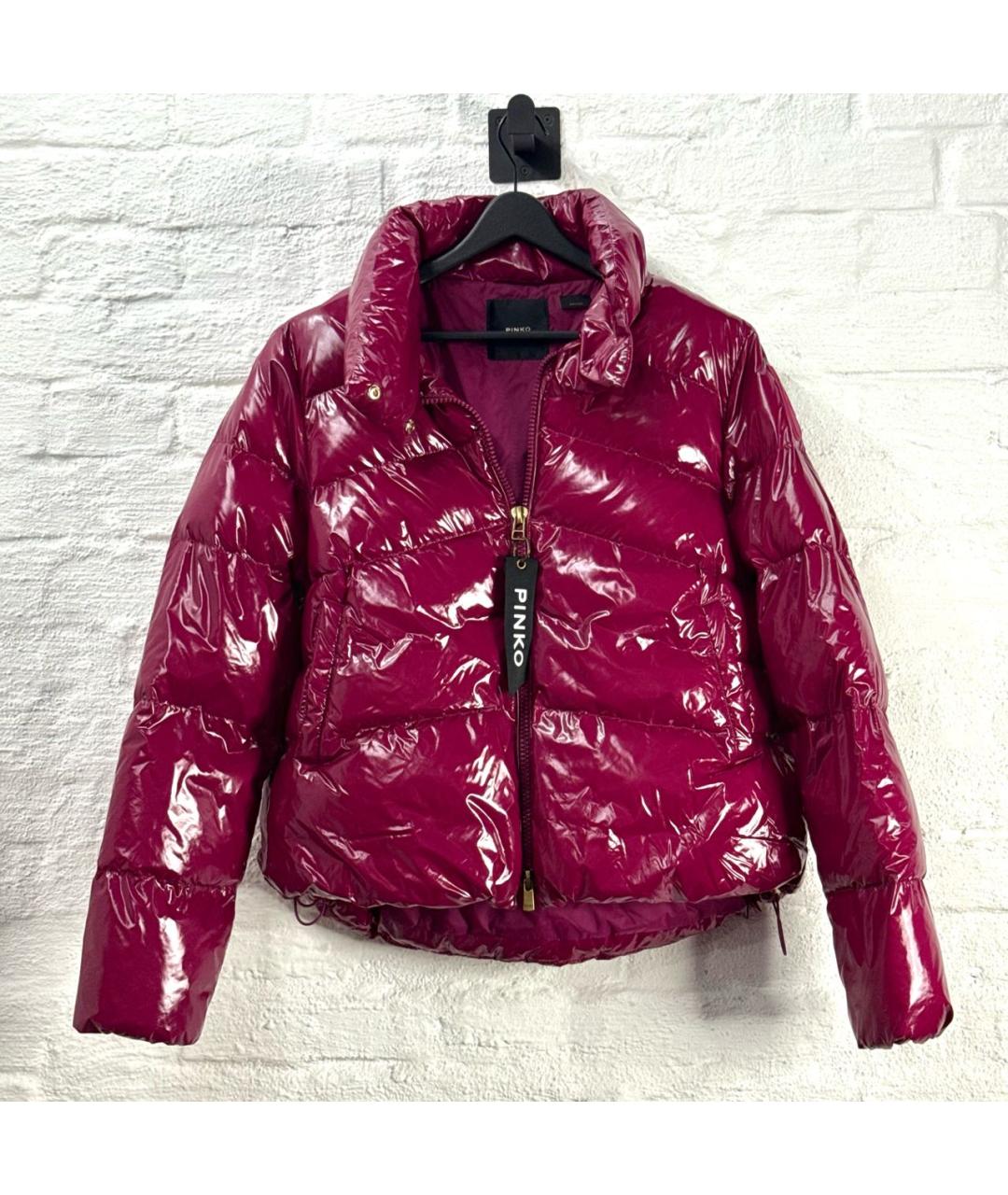 PINKO Бордовая куртка, фото 9