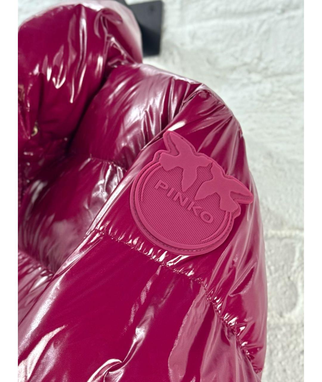 PINKO Бордовая куртка, фото 4