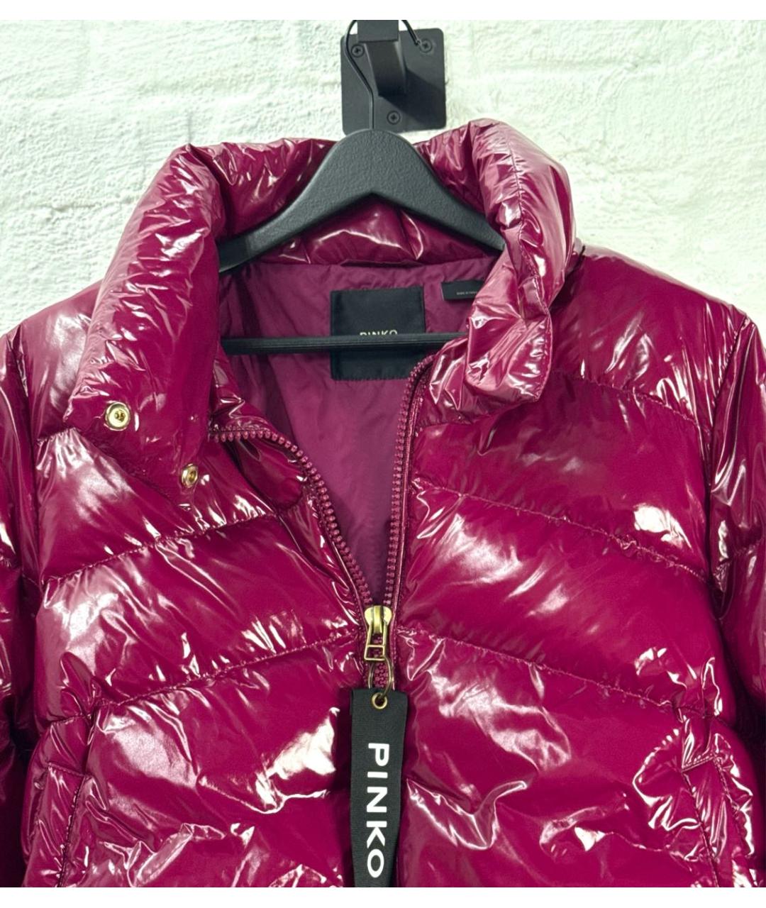 PINKO Бордовая куртка, фото 2