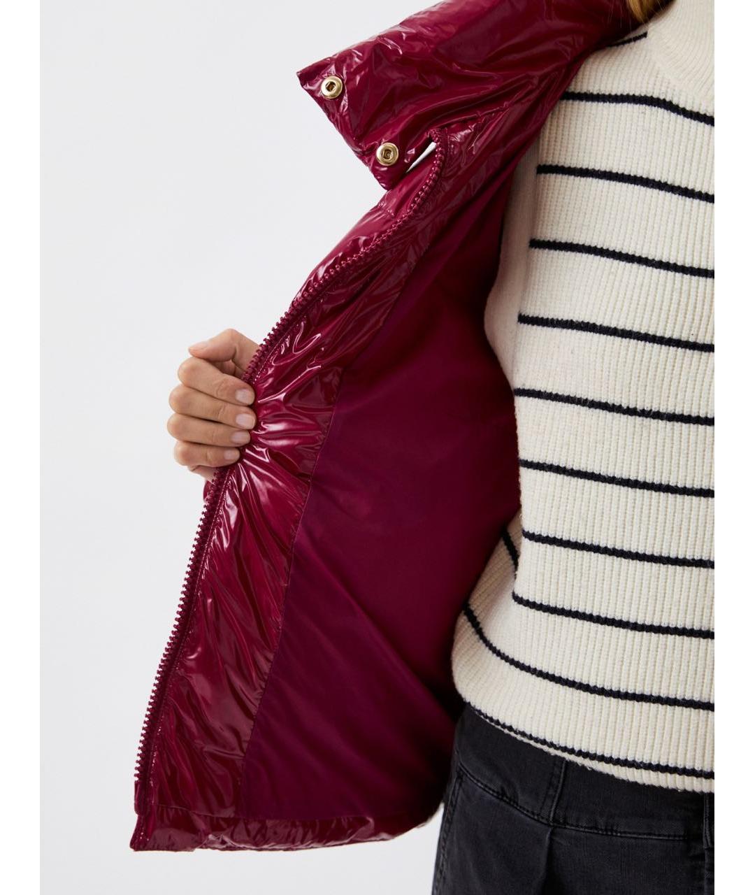 PINKO Бордовая куртка, фото 6