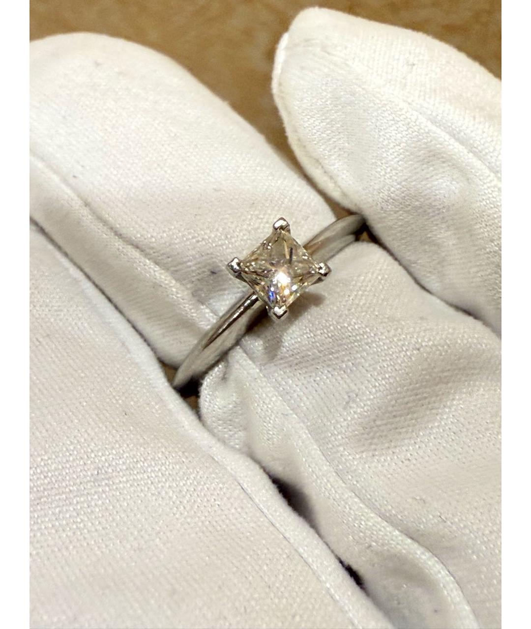 TIFFANY&CO Белое платиновое кольцо, фото 5