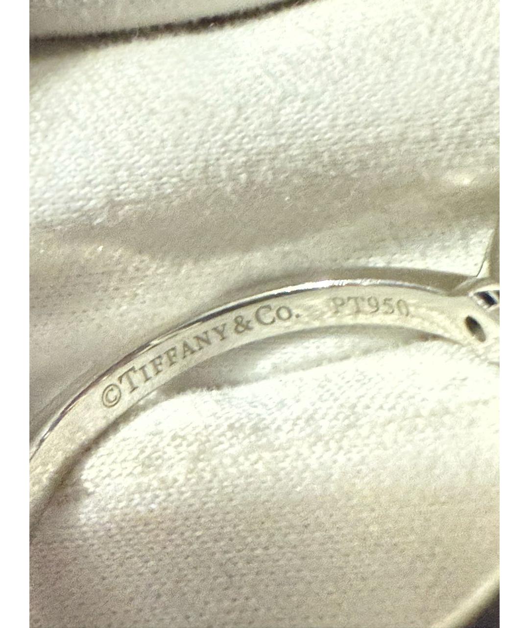 TIFFANY&CO Белое платиновое кольцо, фото 3