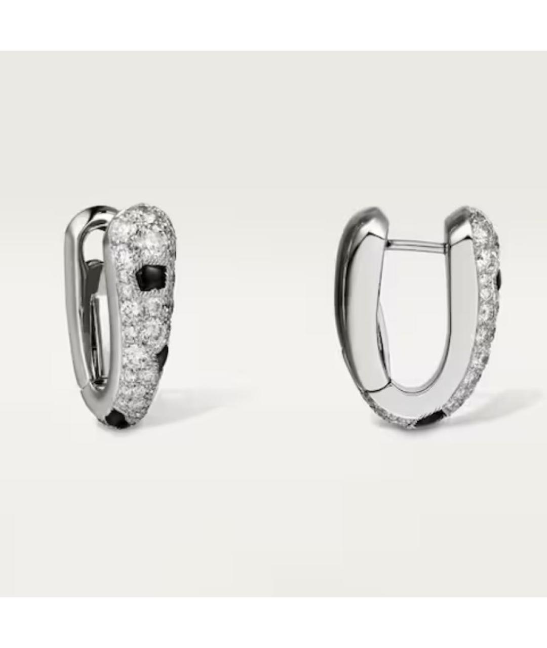 CARTIER Серебряные серьги из белого золота, фото 4