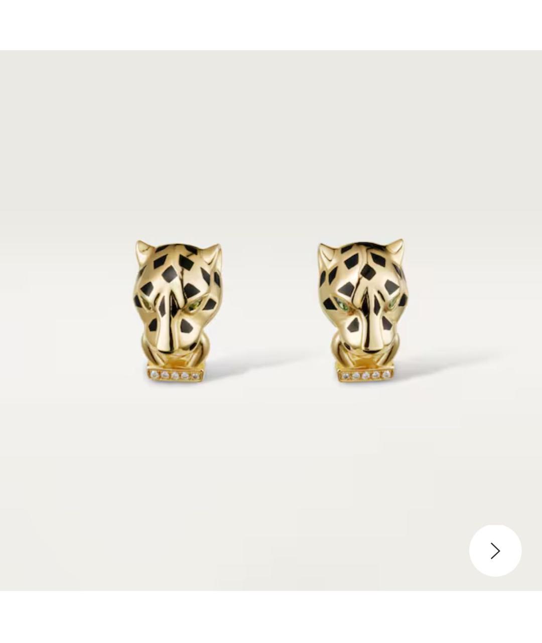 CARTIER Желтые серьги из желтого золота, фото 6