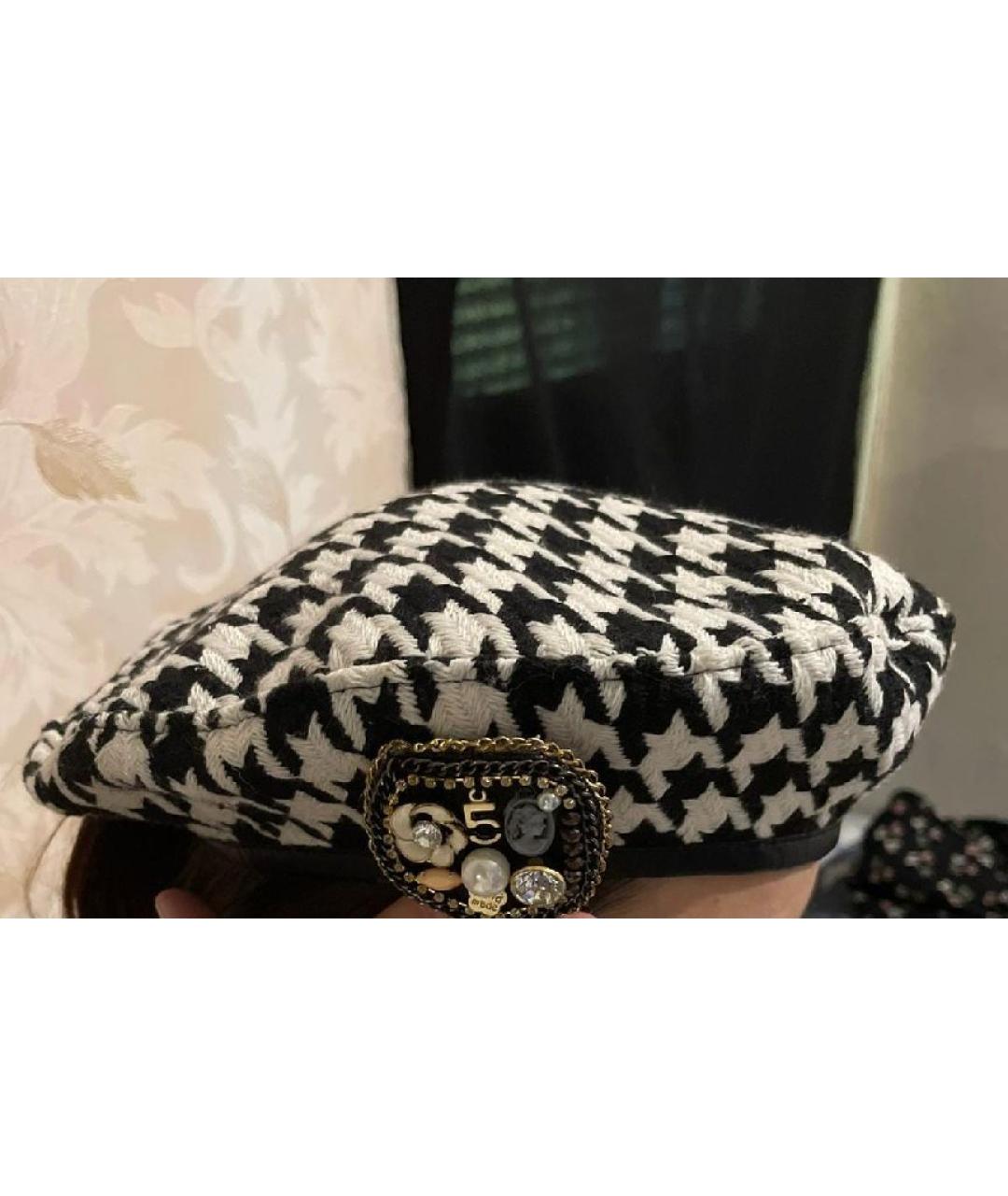 CHANEL Черная шляпа, фото 4