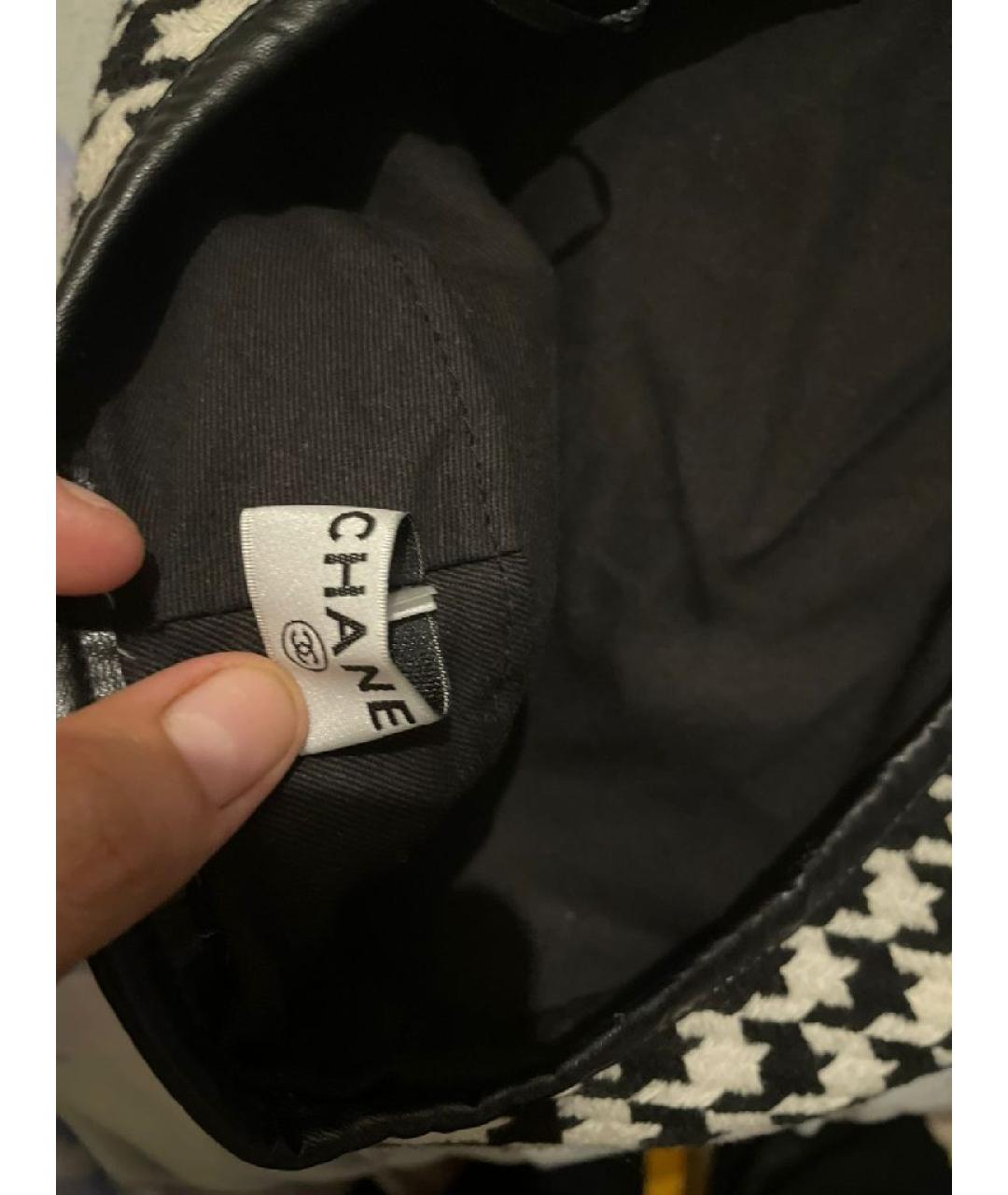 CHANEL Черная шляпа, фото 2