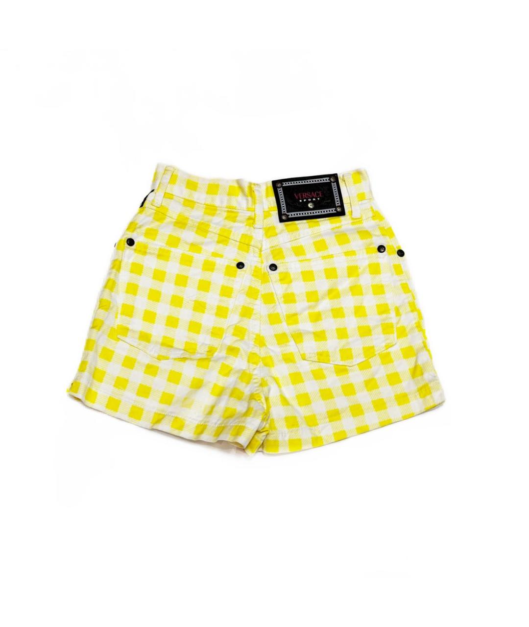 VERSACE Желтые шорты, фото 4