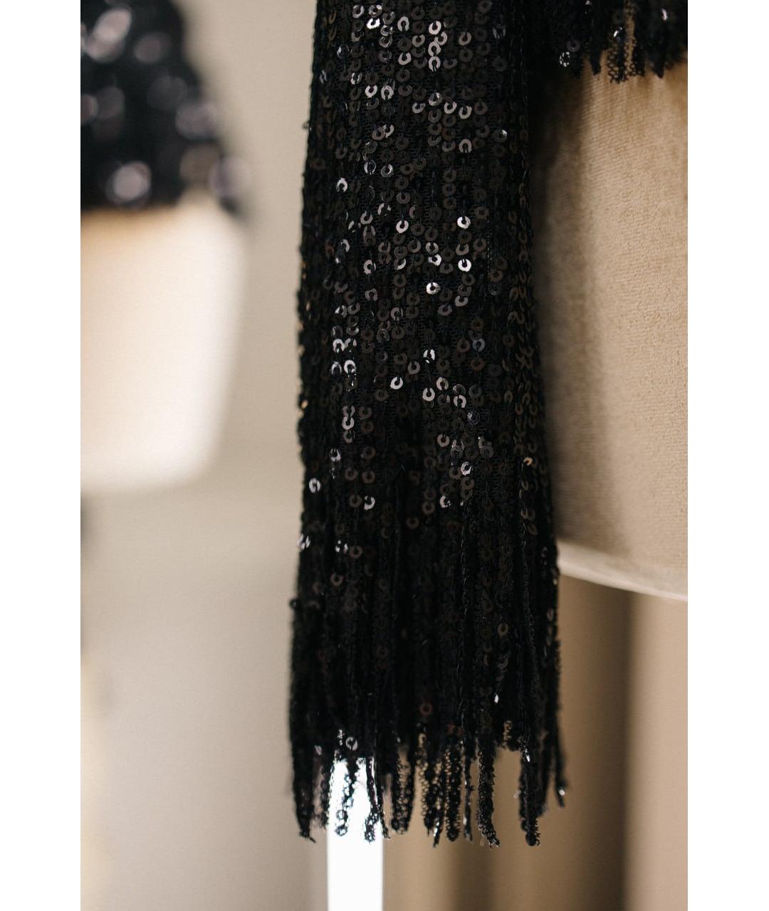 ERMANNO SCERVINO Черная полиэстеровая блузы, фото 4