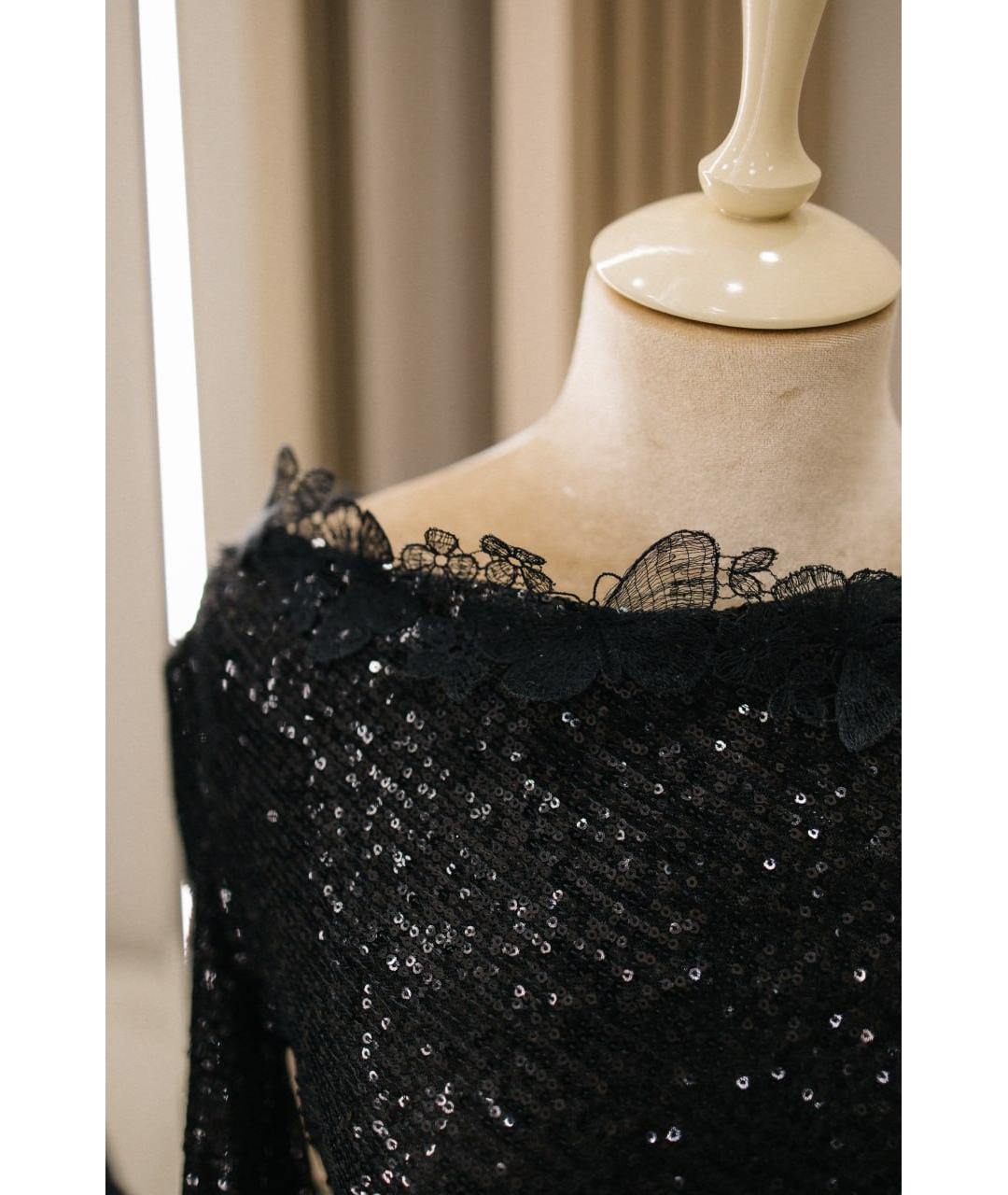 ERMANNO SCERVINO Черная полиэстеровая блузы, фото 2