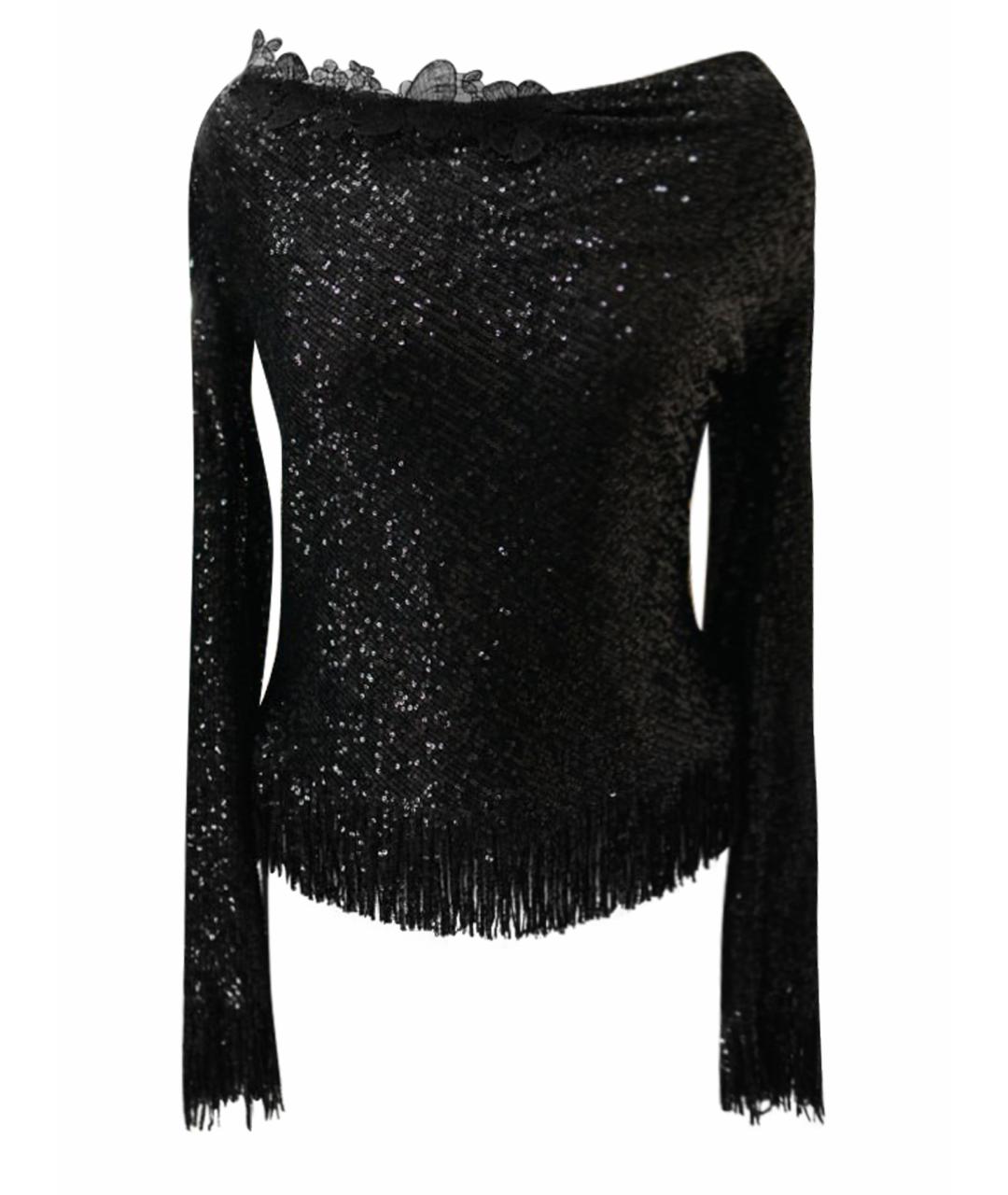 ERMANNO SCERVINO Черная полиэстеровая блузы, фото 1