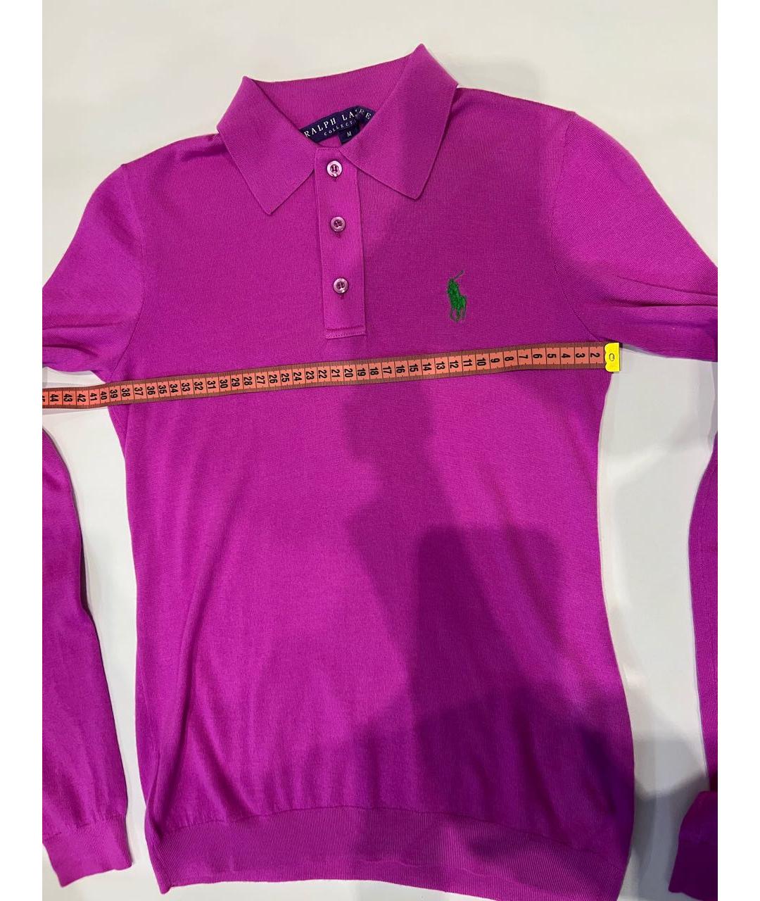 RALPH LAUREN COLLECTION Фуксия кашемировый джемпер / свитер, фото 7