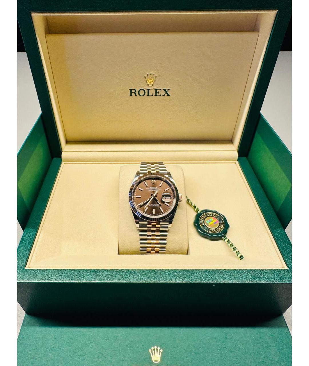 ROLEX Золотые часы из розового золота, фото 2