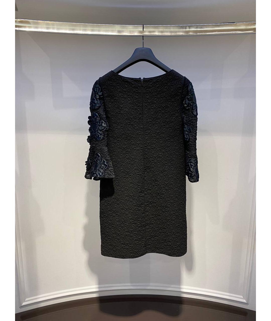 FENDI Черное синтетическое коктейльное платье, фото 2