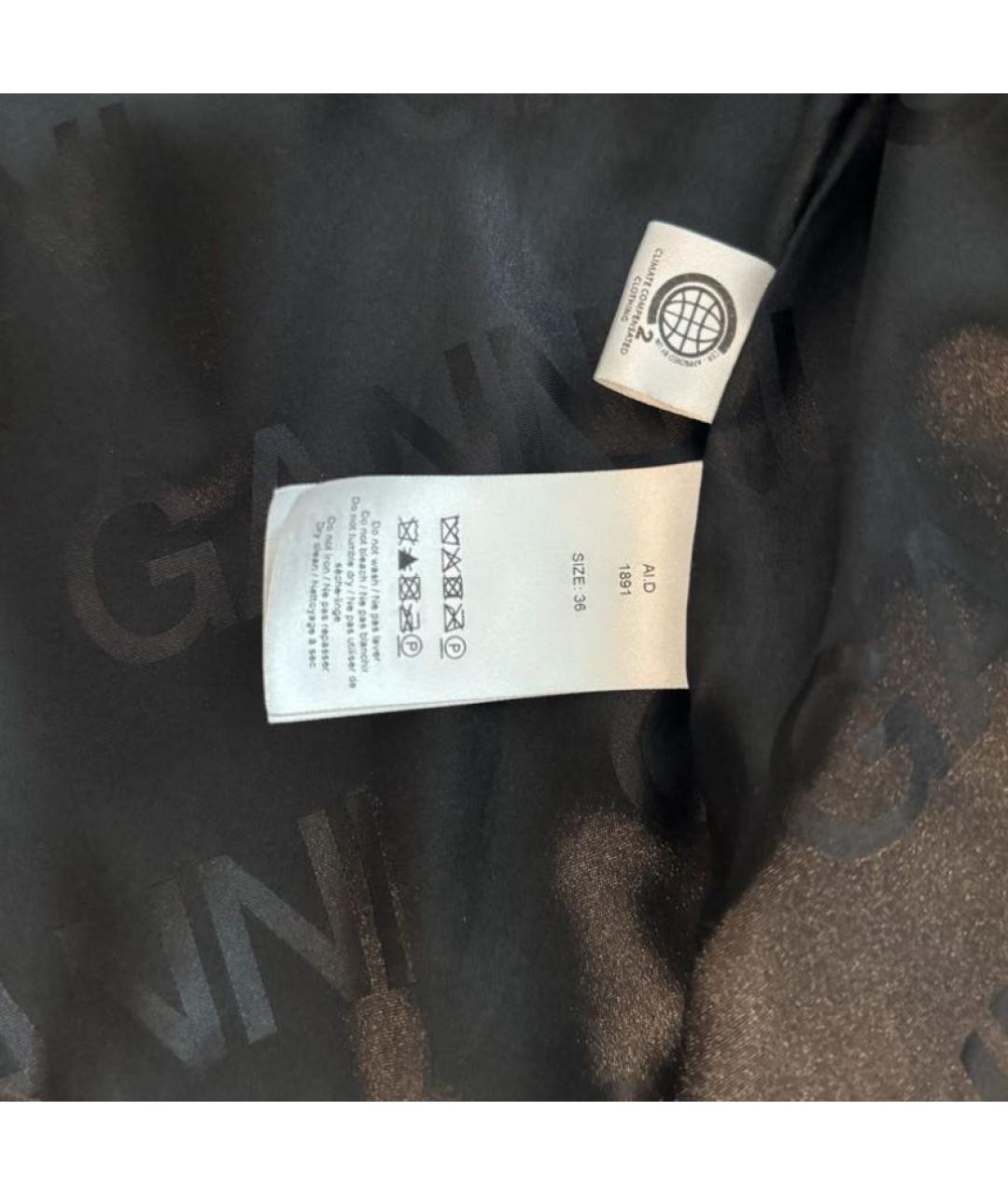 GANNI Черная кожаная куртка, фото 5