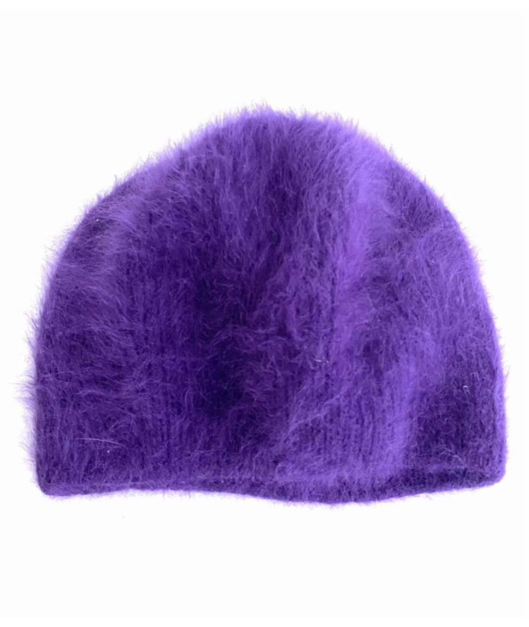 PRADA Фиолетовая шерстяная шапка, фото 1