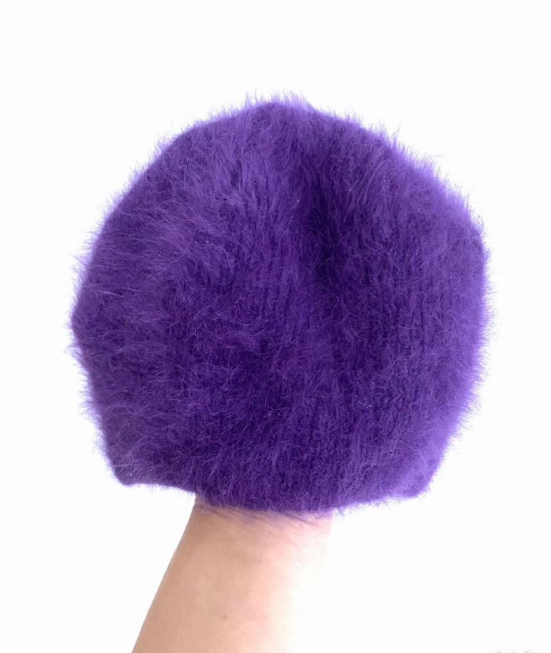 PRADA Фиолетовая шерстяная шапка, фото 2