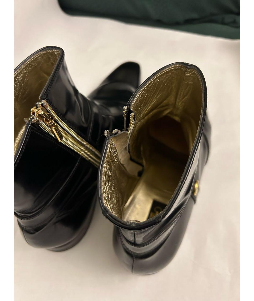 ZILLI Черные кожаные низкие ботинки, фото 4