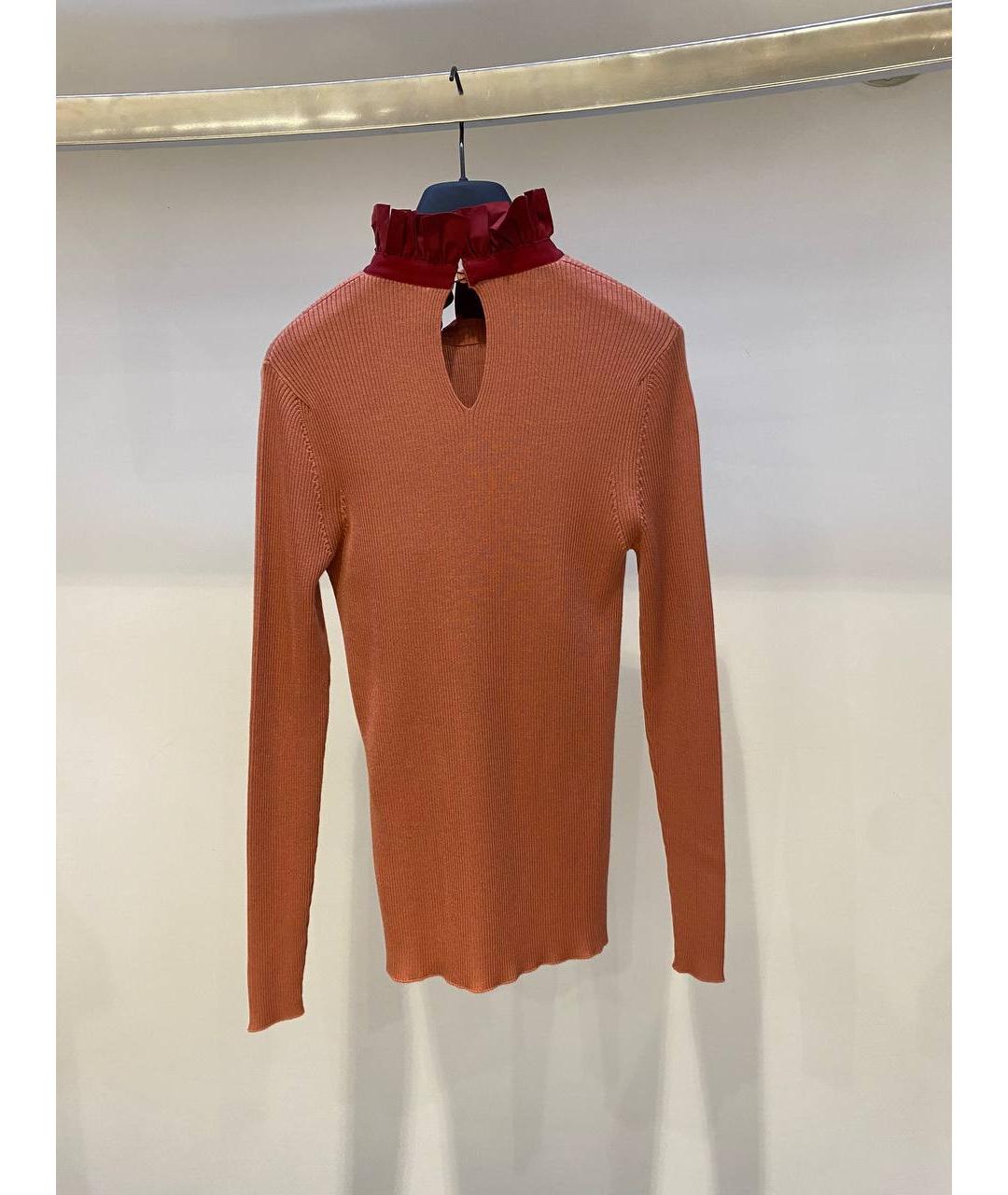 FENDI Коричневая кашемировая водолазка, фото 2