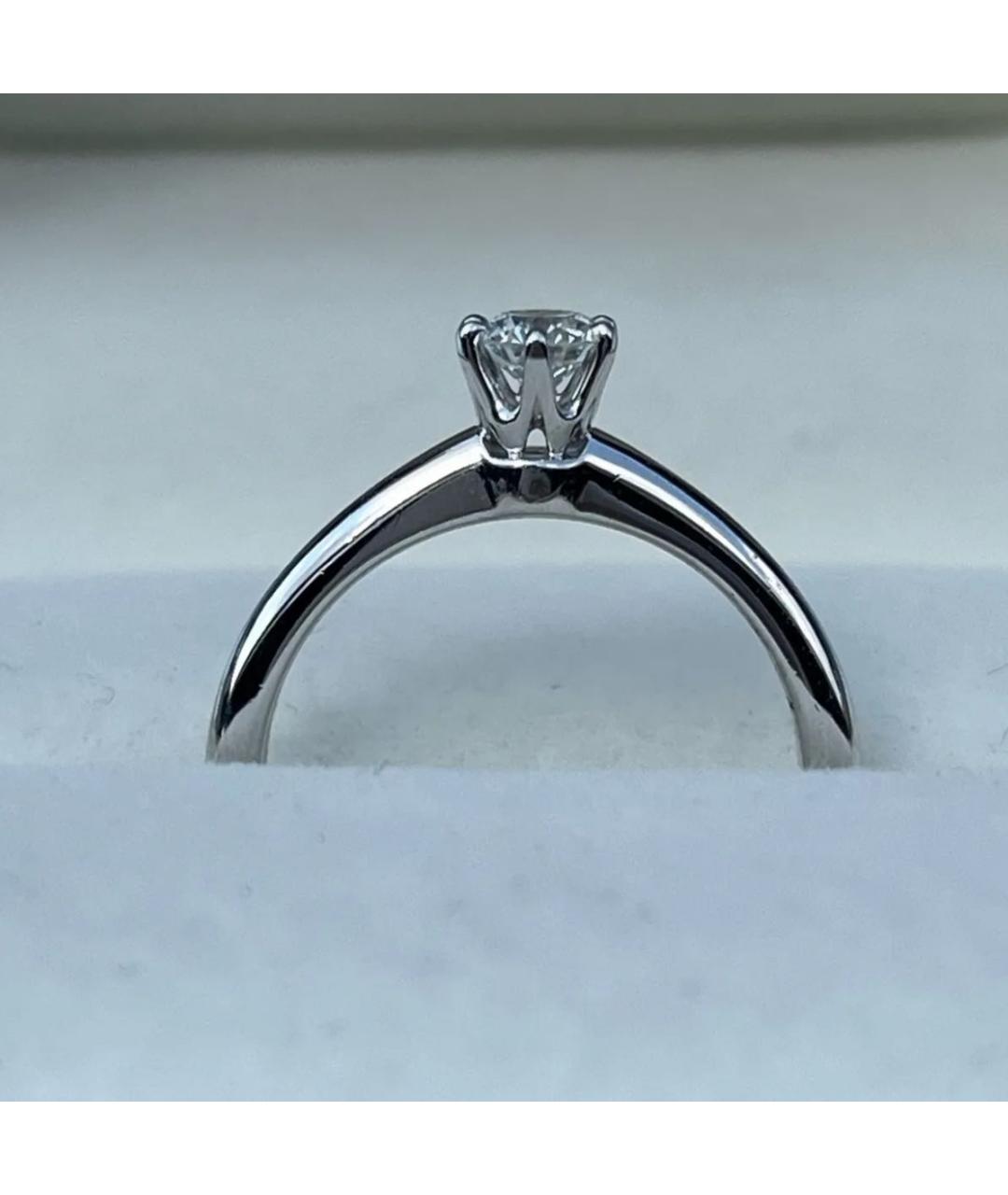 TIFFANY&CO Серебряное платиновое кольцо, фото 4