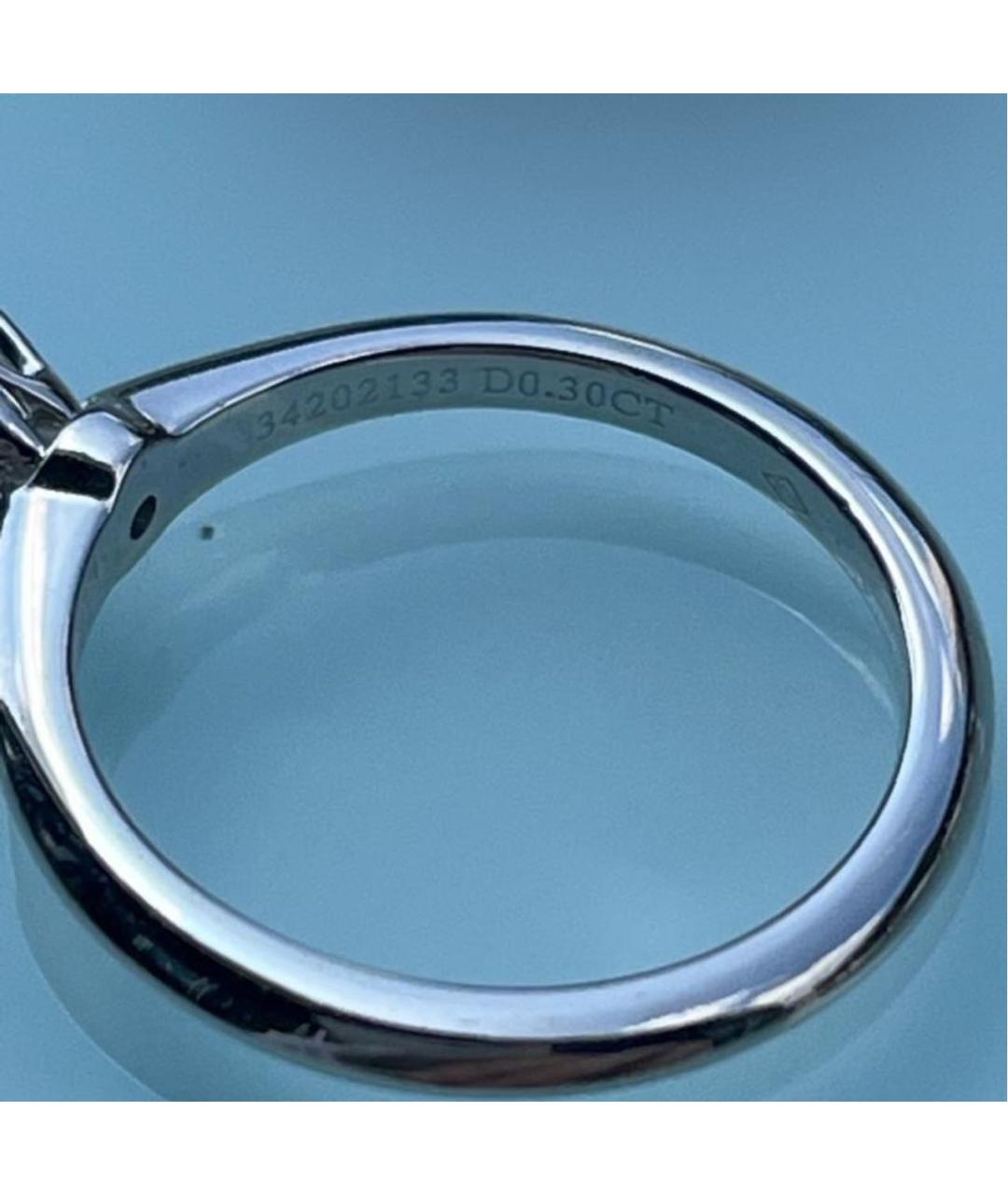 TIFFANY&CO Серебряное платиновое кольцо, фото 6