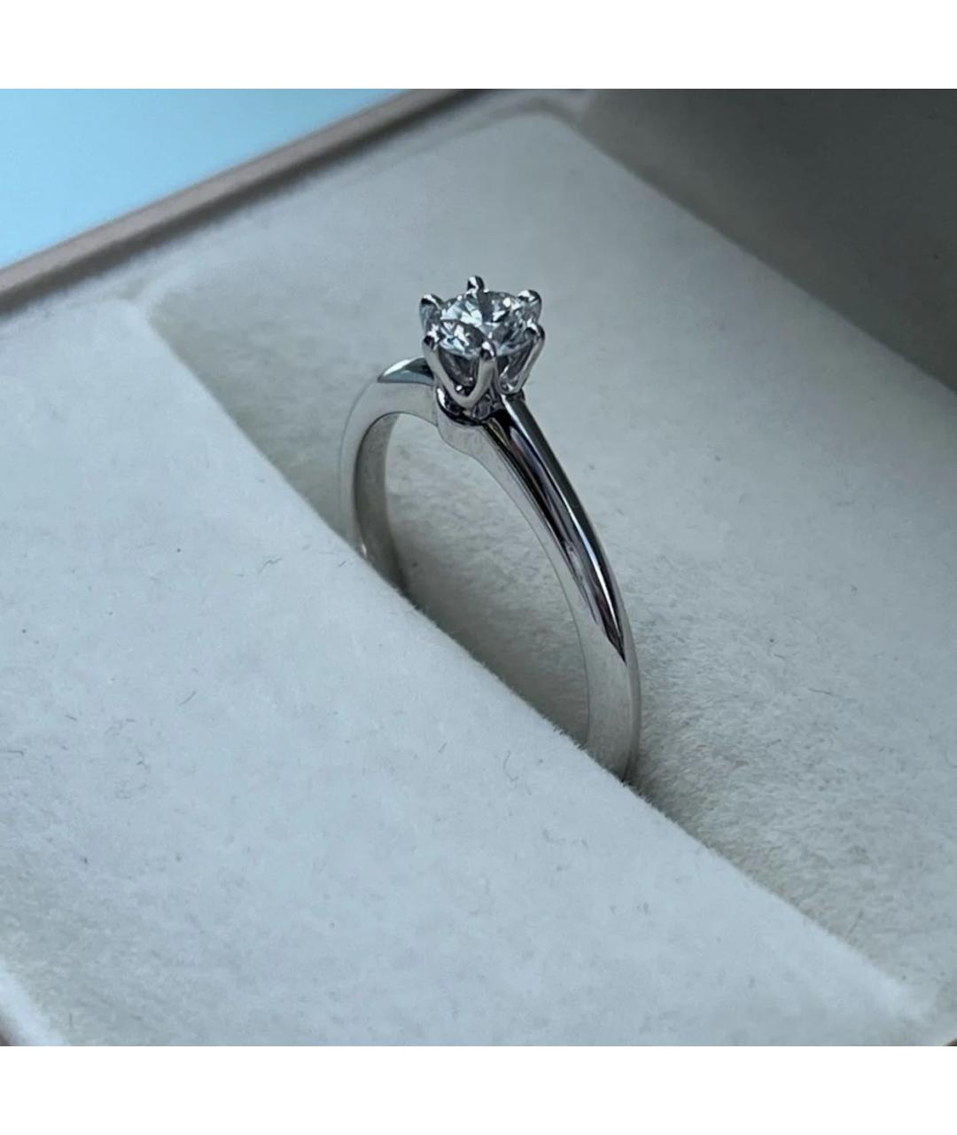 TIFFANY&CO Серебряное платиновое кольцо, фото 5