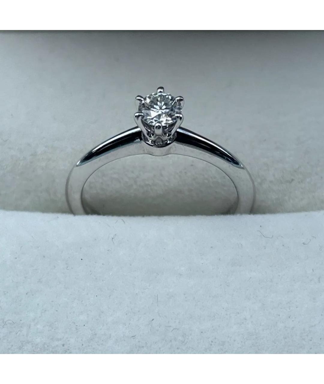 TIFFANY&CO Серебряное платиновое кольцо, фото 3