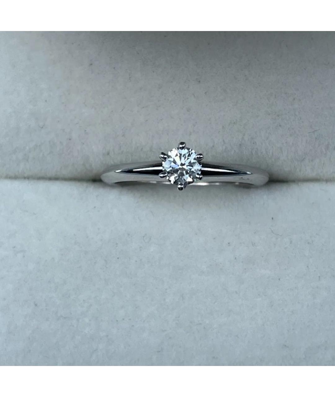 TIFFANY&CO Серебряное платиновое кольцо, фото 2