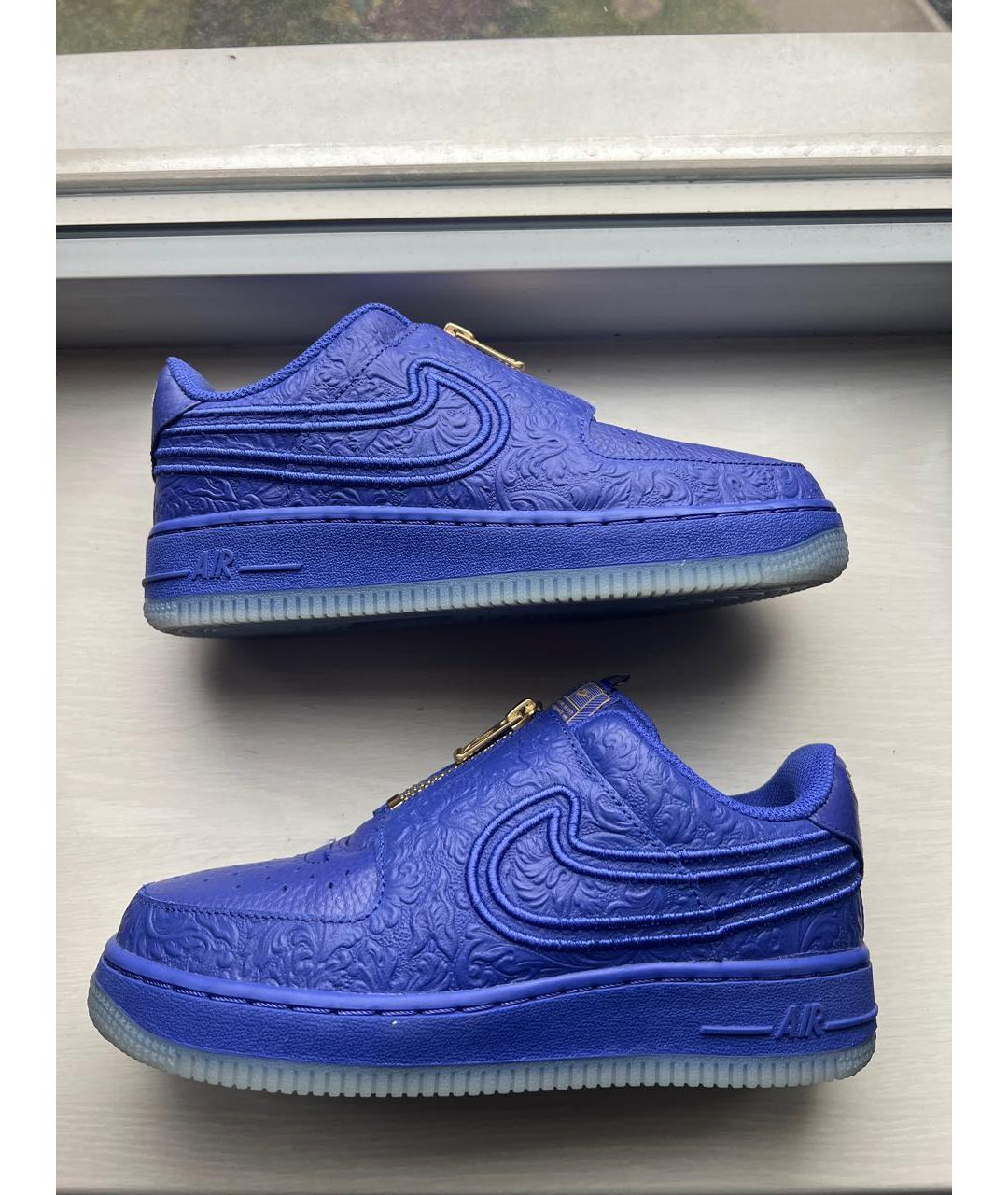 NIKE Фиолетовые кожаные кроссовки, фото 8