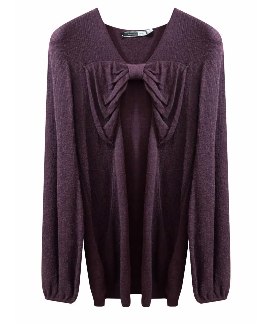 SPORTMAX Фиолетовый шерстяной джемпер / свитер, фото 1