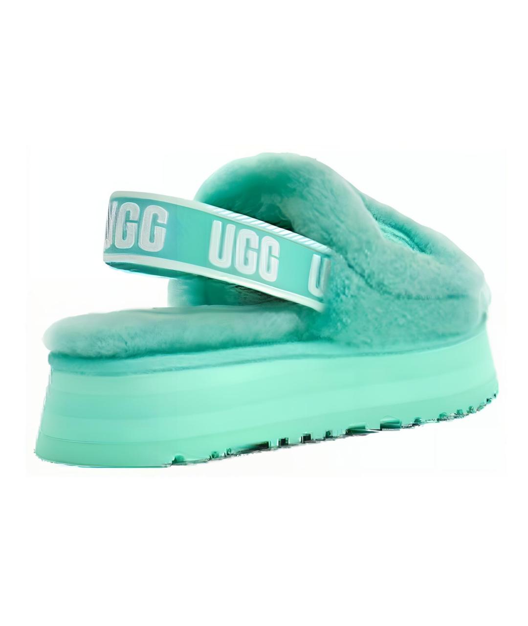 UGG AUSTRALIA Зеленые сандалии, фото 5